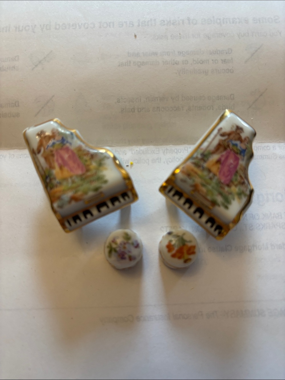 Limoges Porcelain Grand Pianos